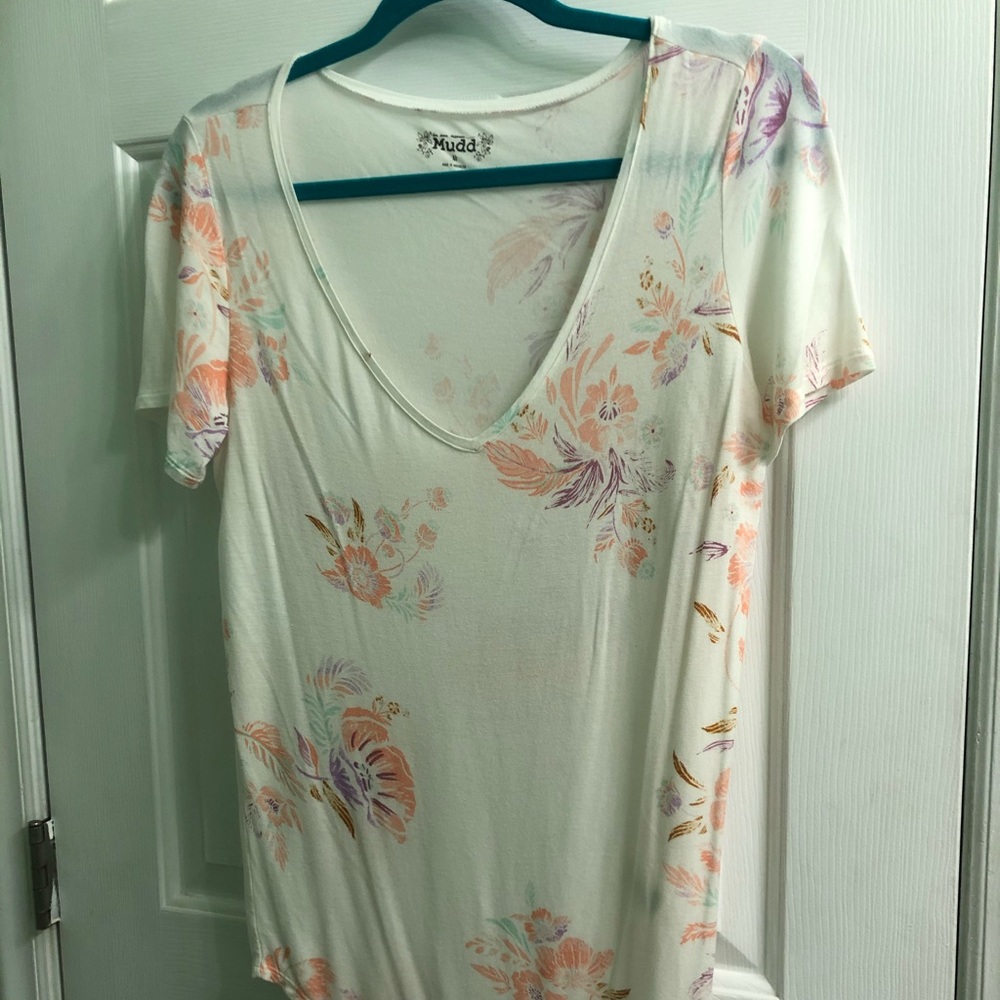 Short sleeve flower shirt